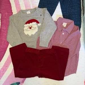 Toddler Boys 3 PC holiday outfit!